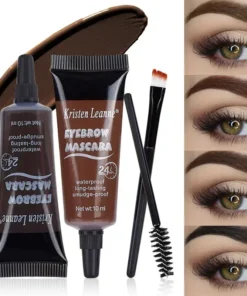 Eyebrow Enhancers Cream | Women Natural Liquid Dyeing Eyebrow Set Brow